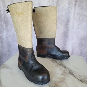 Wehrmacht Winterstiefel German World War II wool felt winter boots Size 40/7.5